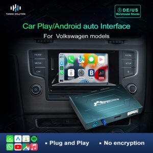 Tuning solution  Wireless Carplay Android Auto Interface Box Module For Volkswagen VW Golf Passat Lingdu Tiguan Teramont 2014-2018 Navigation MMI MIB System