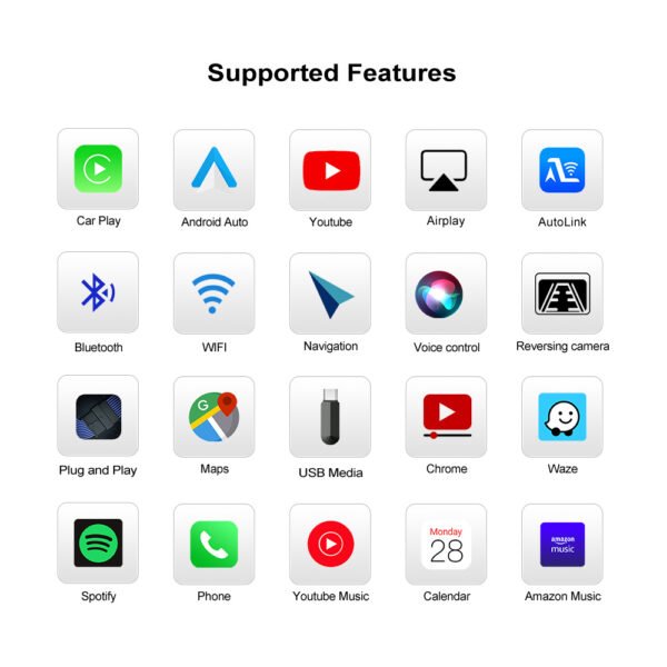Tuning solution  Wireless Carplay Android Auto Interface Box Module For Volkswagen VW Golf Passat Lingdu Tiguan Teramont 2014-2018 Navigation MMI MIB System - Image 3