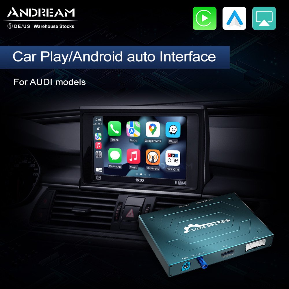 Tuning solution Wireless Apple CarPlay MirrorLink For Audi Q3 Q5 Q7 A1 A3 A4 A5 A6 A7 A8 S5 S7 with 3G/3G+/MIB MMI/Symphony/Concert Prime Multimedia Box - Image 4