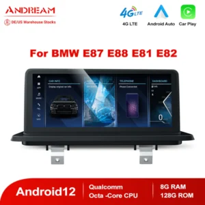 Tuning solution  10.25" Android 12.0 8G+128G IPS CarPlay Android Auto Car MultiMedia For BMW Series1 E87 E88 E81 E82 2005-2014 IPS Carplay Touch Screen