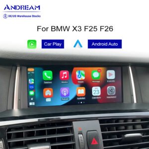 Tuning solution  8.8" Wireless Apple CarPlay Android Auto Multimedia For BMW X3 F25 X4 F26 CIC NBT Touch Screen Wifi Bluetooth GPS Idrive Steering Wheel