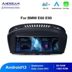 Tuning solution  8.8" Android 12.0 8G+128G  Qualcomm Octa-core MultiMedia For BMW Series3 5 E60 E61 E62 E63 E64 M6 E90 E91 E92 E93 M3 GPS Navigation Head Unit