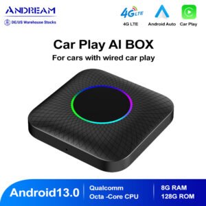 Tuning solution  Android 13 Carplay Ai Box With Wireless Android Auto Netflix YouTube Iptv 4+64G For VW Toyota Ford Mazda Volvo KIA BMW Audi Benz Streaming