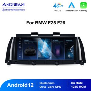 Tuning solution  8.8" Android 12 8+128G Qualcomm Octa-core 4G+64 Car Interface MultiMedia For BMW X3 F25 X4 F26 CIC NBT GPS Navigation Touchscreen Head Unit