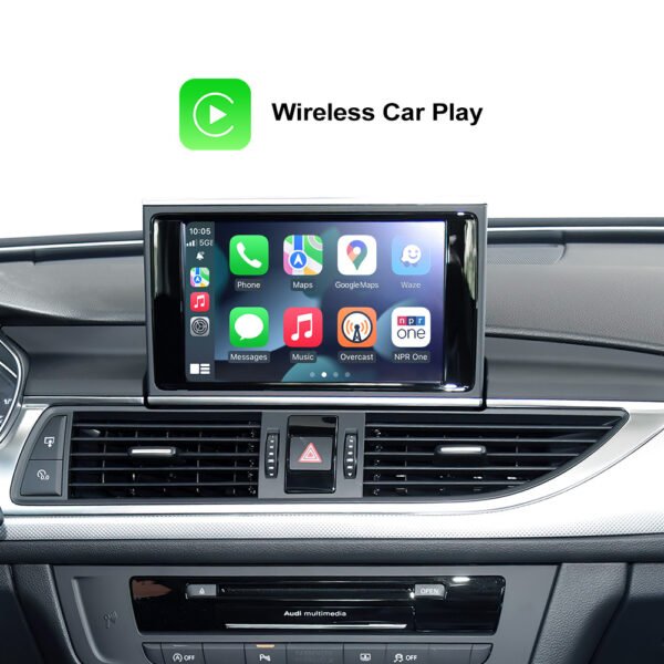 Tuning solution  Prime Multimedia Box with Wireless CarPlay Android Auto for Audi Q3 Q5 Q7 A1-A8 S5 S7 Compatible with 3G MIB MMI RMC Symphony - Image 2