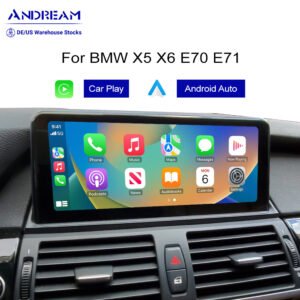 Tuning solution  10.25" Wireless Apple CarPlay Android Auto Car Multimedia For BMW X5 X6 E70 E71 E72 Original CCC CIC 2007-2013 Head Unit Touch Screen