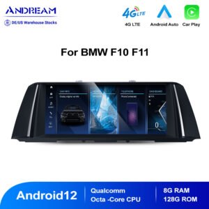 Tuning solution  10.25" Android 12.0 8G+128G Qualcomm 8 core IPS Car Smart Navigation Core Radio For BMW Series 5 F10 F11 F18 Original CIC NBT System