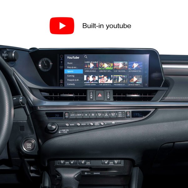 Tuning solution  Wireless CarPlay Android Auto MMI Interface for Lexus GS/LS/ES/IS/UX/LX/RC/NX/RX - Retrofit Multimedia & Navigation Kit - Image 4