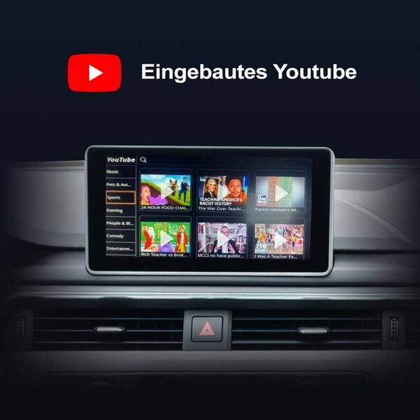 Tuning solution  Prime Multimedia Box with Wireless CarPlay Android Auto for Audi Q3 Q5 Q7 A1-A8 S5 S7 Compatible with 3G MIB MMI RMC Symphony - Image 4
