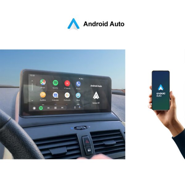 Andream 10.25" Wireles CarPlay Android Auto For BMW X3 E83 2003-2010 Without Original Car System Multimedia Head Rear Camera Touch Screen - Image 3