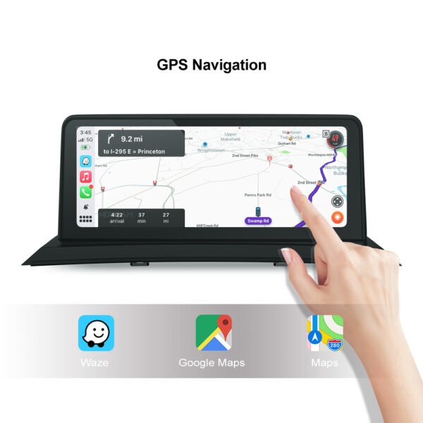 Andream 10.25" Wireles CarPlay Android Auto For BMW X3 E83 2003-2010 Without Original Car System Multimedia Head Rear Camera Touch Screen - Image 4
