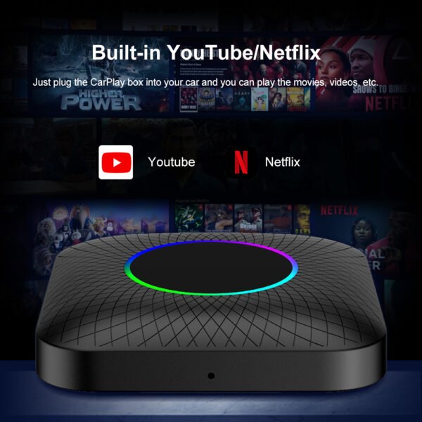Tuning solution  Android 13 Carplay Ai Box With Wireless Android Auto Netflix YouTube Iptv 4+64G For VW Toyota Ford Mazda Volvo KIA BMW Audi Benz Streaming - Image 4