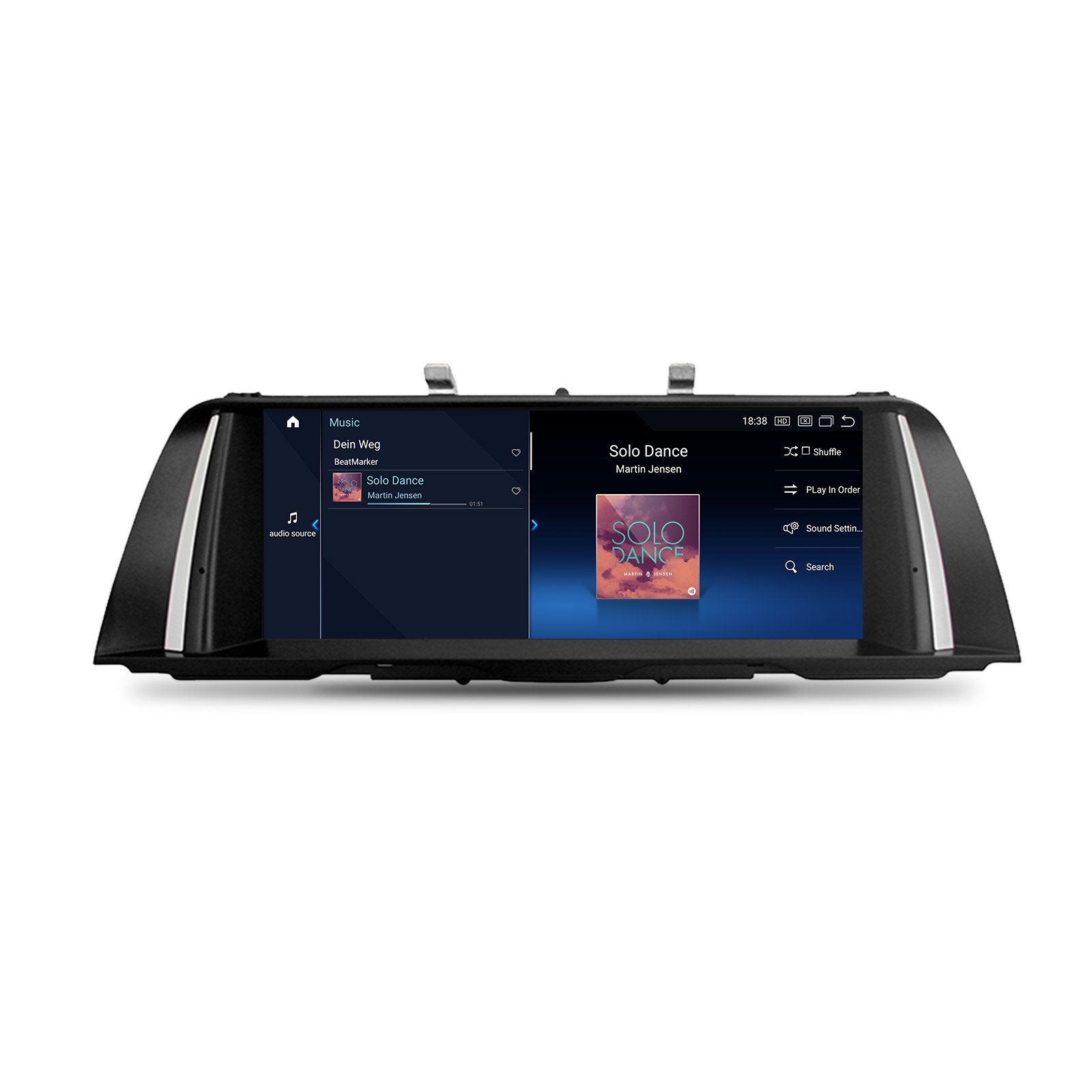 Tuning solution 10.25" Android 14.0 8G+128G Qualcomm 8 core IPS Car Smart Navigation Core Radio For BMW Series 5 F10 F11 F18 Original CIC NBT System - Image 5