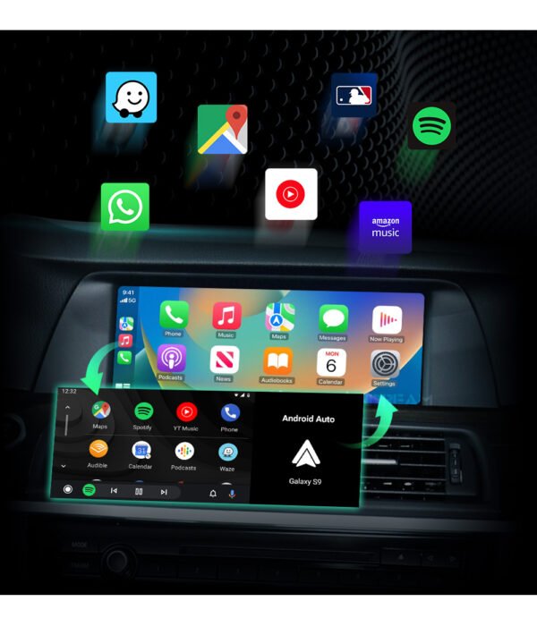 Tuning solution  Wireless CarPlay Android Auto MMI Prime For BMW CIC NBT EVO System Series 1 2 3 4 5 6 7 X1 X3 X4 X5 X6 X7 Mini I3 I8 GPS Navigation Kit - Image 3