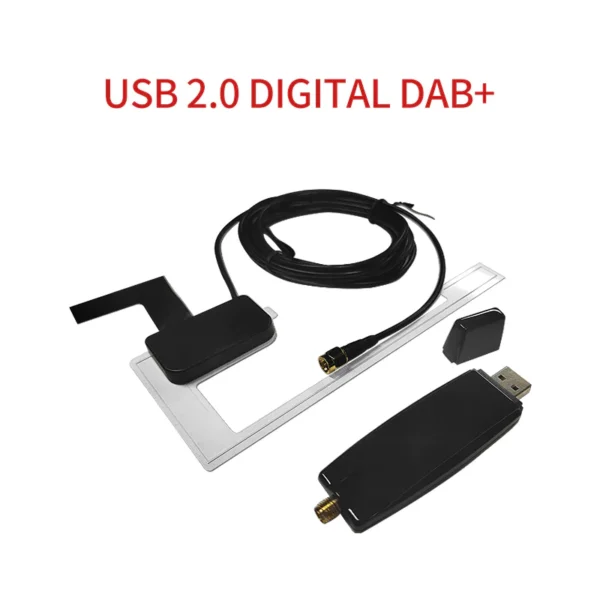 Tuning solution Car DAB+ Tuner/Box for Android Car DVD USB Digital Audio Broadcasting Receiver with Antenna Works for Europe android - Image 3