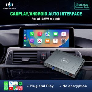 Tuning Solution MMI Prime Kit for BMW Wireless Integration of CarPlay & Android Auto, Compatible with CIC, NBT, EVO Systems - Supports BMW Series 1-7, X Models (X1, X3, X4, X5, X6, X7), Mini I3, I8, Including GPS Navigation