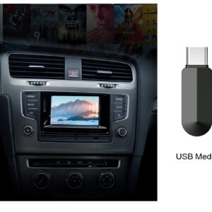 Tuning solution  Wireless CarPlay Android Auto MMI Interface Box Module For VW Golf Passat Lingdu Tiguan Teramont 2014-2018 Navigation System