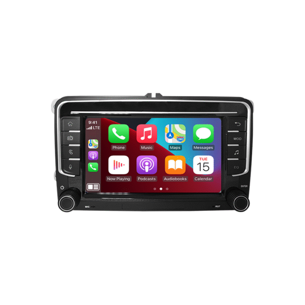 Tuning solution  Carplay Head Unit IPS Full Touchscreen GPS Navigation Radio For VW Volkswagen POLO GOLF PASSAT B6 SEAT Leon Skoda JETTA TIGUAN TOURAN Car Dvd - Image 2