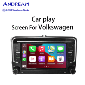 Tuning solution  Carplay Head Unit IPS Full Touchscreen GPS Navigation Radio For VW Volkswagen POLO GOLF PASSAT B6 SEAT Leon Skoda JETTA TIGUAN TOURAN Car Dvd