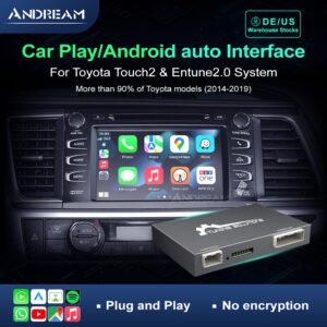 Tuning solution  Wireless CarPlay For TOYOTA Touch 2 2014-2019 Highlander Tundra CHR RAV4 Tacoma Land Curiser Prado Auris Avalon Android Auto
