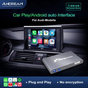 Tuning solution  Prime Multimedia Box with Wireless CarPlay Android Auto for Audi Q3 Q5 Q7 A1-A8 S5 S7 Compatible with 3G MIB MMI RMC Symphony