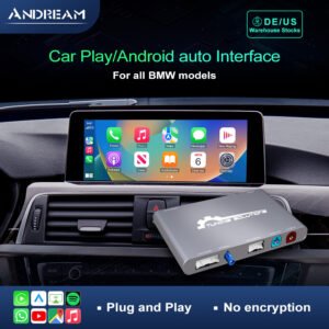 Tuning Solution MMI Prime Kit for BMW Wireless Integration of CarPlay & Android Auto, Compatible with CIC, NBT, EVO Systems - Supports BMW Series 1-7, X Models (X1, X3, X4, X5, X6, X7), Mini I3, I8, Including GPS Navigation