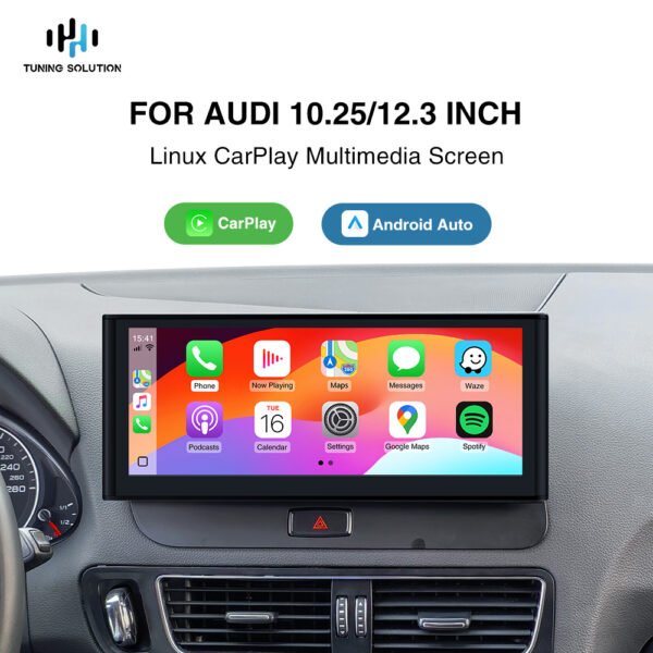 Tuning solution 10.25 12.3 inch Wireless CarPlay Multimedia Linux Screen Android Auto for Audi A1 A3 A4 A5 A6 A7 A8 Q2 Q3 Q5 Q7 Airplay Autolink Function