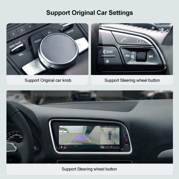 Tuning solution 8.8 inch Touch screen for Audi A4 S4 A5 S5 Q5 B8 Upgrade for Wireless CarPlay Android Auto Head Unit - Image 3