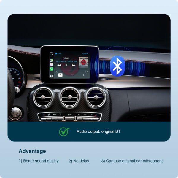 Tuning solution Wireless CarPlay CarPlay and Android Auto MMI Adapter for Mercedes NTG5.0 A B C E S Class GLA GLC GLE GLS Retrofit Kit Box - Image 3
