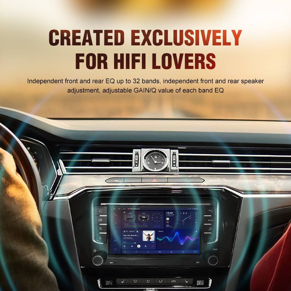 Tuning solution 7" Android 14 Car Radio GPS For VW Volkswagen Skoda Octavia Golf Touran Passat Polo Jetta SEAT Radio Player Carplay Multimedia DVD Player - Image 2