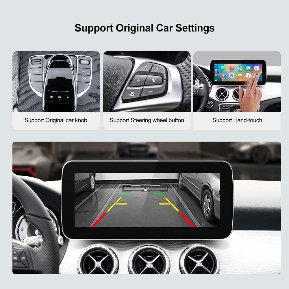 Tuning solution Wireless Carplay Android Auto Auto Multimedia Linux Touchscreen Multimedia For Mercedes Benz A B Cla Gla W176 W246 2013-2015 Ntg4.5/4.7 Stereo - Image 2