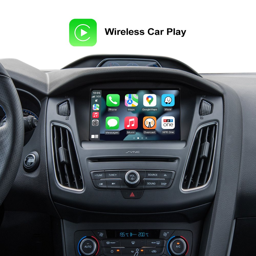 Tuning solution Wireless IOS Carplay Android Auto Retrofit Interface Box For Ford Sync2 Focus Fiesta Escape 2013-2019 Central MMI Media Radio Navigation Upgrade - Image 6
