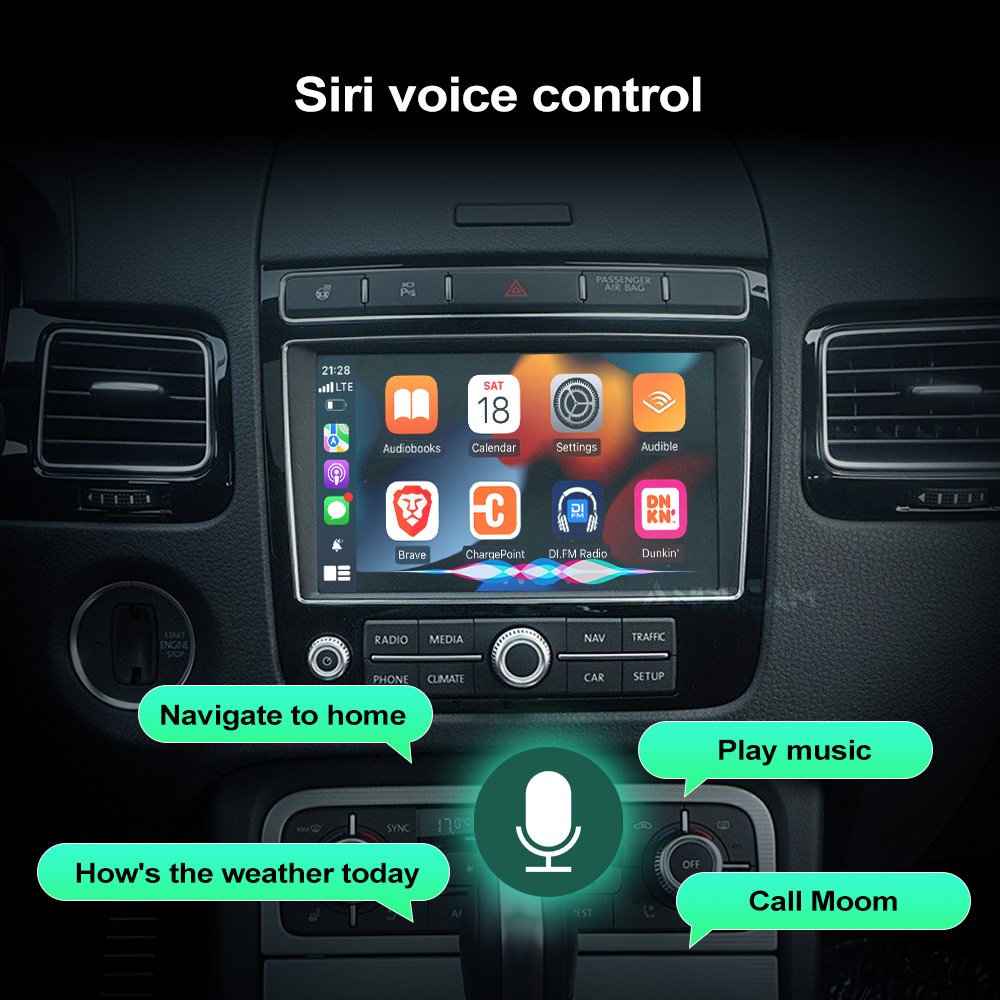 Tuning solution Carplay Android Auto MMI Prime Retrofit Interface For Volkswagen Touareg V6 V8 TDI Hybrid R-Line Executive RNS850 2010-2018 AirPlay - Image 5