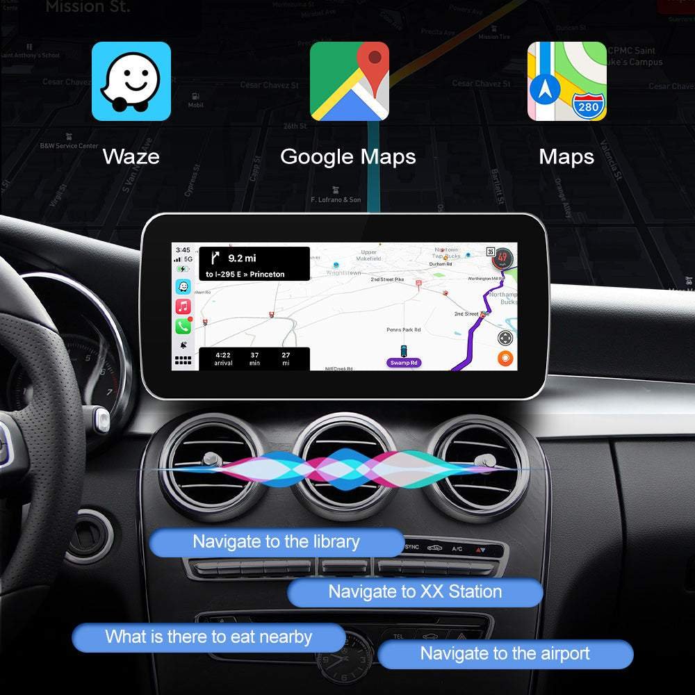 Tuning solution Wireless Carplay Android Auto Linux Touchscreen For Mercedes Benz B C E-Class GLE GLC GLK NTG4.0/NTG4.5/NTG5.0 Google Multimedia Stereo Radio - Image 2