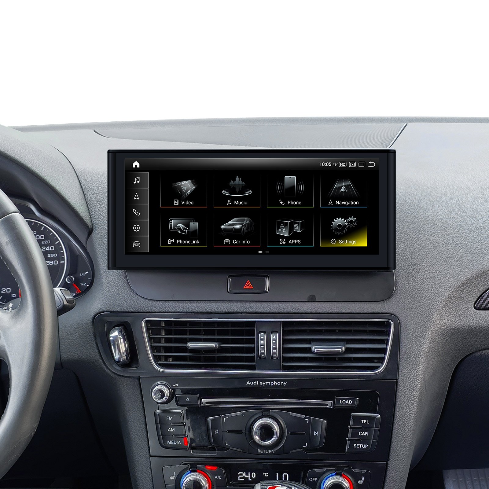 Tuning solution 10.25'' 12.3'' Touchscreen Carplay Android Auto Interface For Audi A3 A4 A5 Q3 Q5 Q7 Android13.0 8+128GB GPS Car Multimedia Player Navigation - Image 3