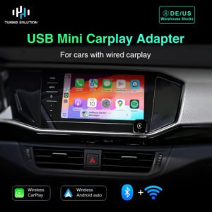 2 in 1 New Android Auto Wireless Carplay USB Mini Adapter Dongle Smart Box Upgrade Bluetooth5 For Volvo Benz Mg Kia Chery VW Touareg Toyota Hyundai