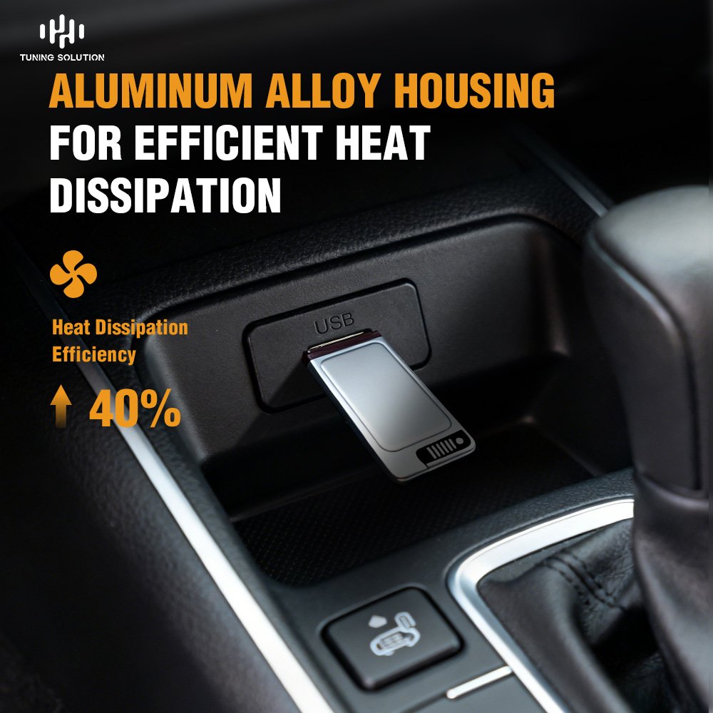 The 2-in-1 adapter for CarPlay and Android Auto converts a wired connection into a wireless one and is compatible via USB with vehicles that have CarPlay or Android Auto. - Image 2