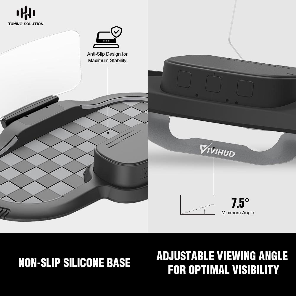 CarPlay-T300 HUD: Head-up display for Apple CarPlay – full compatibility with apps, navigation, calls and music always visible, controlled by voice. - Image 4