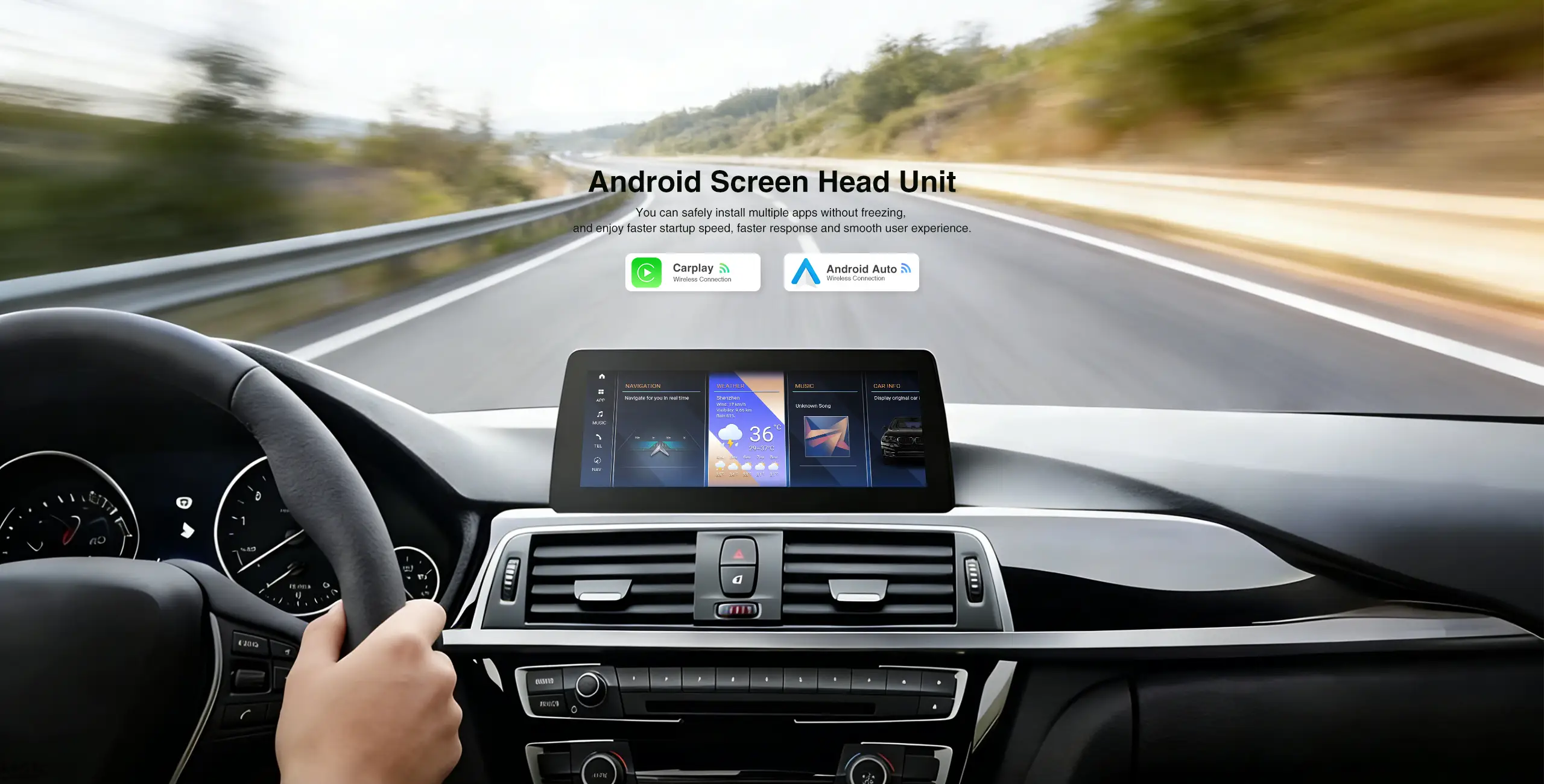 Android Head Unit Banner