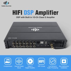 Tuning solution 10CH Dsp Car Audio Processor HiFi DSP Amplifier Fully Bridgeable Compatible With Optical Fiber Coaxial Output Ethernet Audio Box And Android Screen