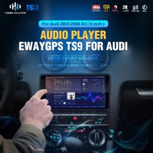 For Audi A3 S3 RS3 2002-2009 Car Radio Apple Carplay Android Auto 2K Screen GPS Bluetooth Head Unit Stereo Audio Player Rever camera Device