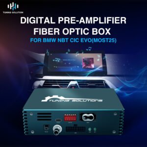 Tuning solution Fibre Optic Amplifier Adaptor Audio Upgrade Interface Ethernet For BMW Fiber Optic Audio Box MOST Systems Control Adjustments Car Stereo