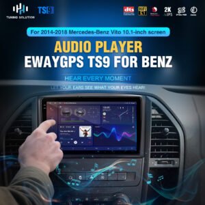 8+256GB Android Car Radio For Mercedes-Benz Vito Viano W639 B-Class W245 A-Class W169 10.1'' 2K HD Touchscreen Bluetooth DSP Audio TS9 CarPlay Stereo